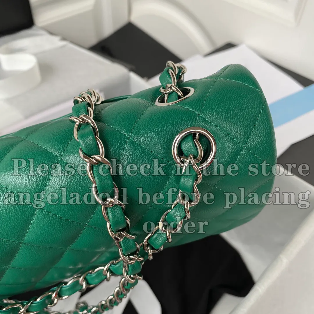 10a Miroir De Qualité Concepteur Sacs À Rabat Double Classique 25 Cm Femmes Moyennes Sacs À Main En Cuir Authentique Caviar En P