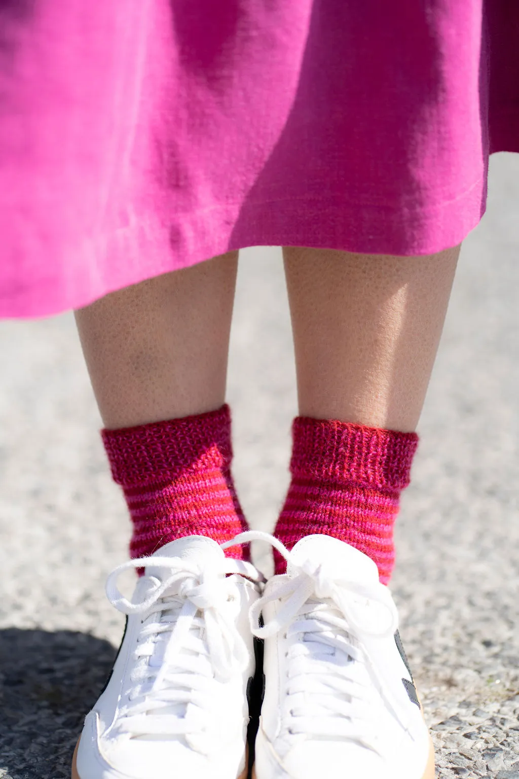 A la une Kit Tricot – Chaussettes rayées
