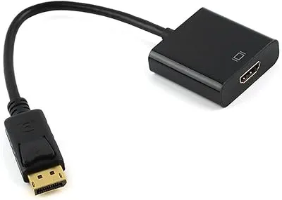 Adaptateur displayport mâle vers hdmi femelle compatible avec les appareils hp dell asus 