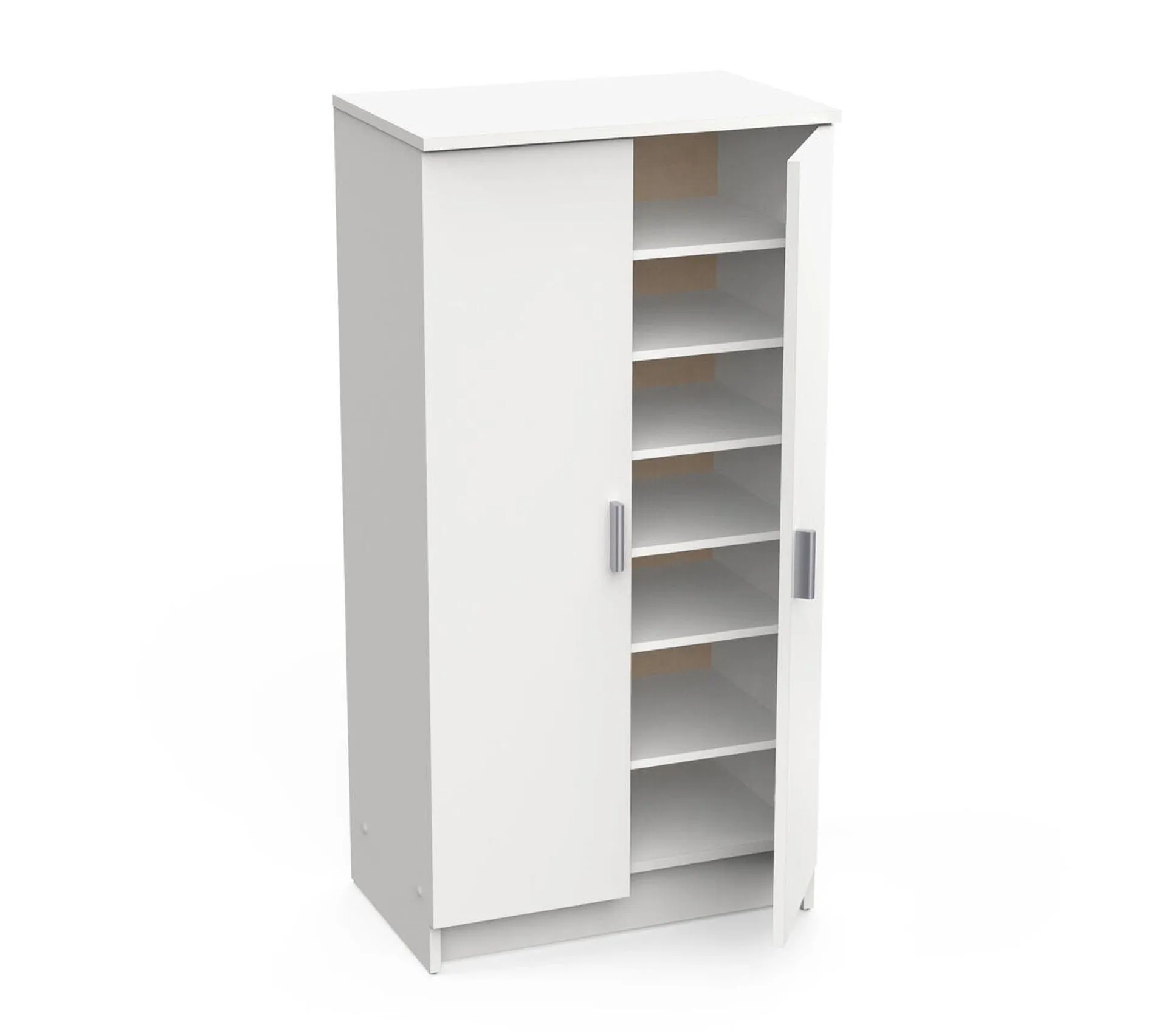 Armoire à Chaussures 2 Portes Pour 21 Paires - L54,6 Cm