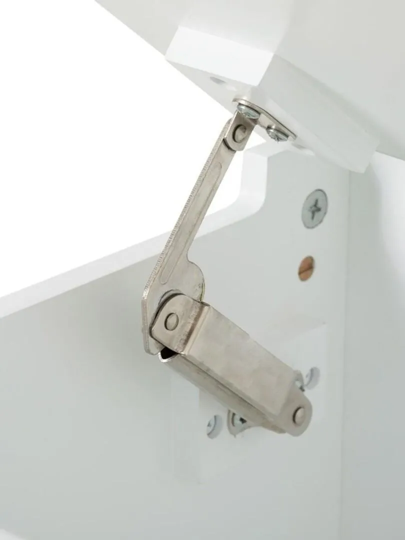 Banc coffre pour enfant en bois blanc - Blanc