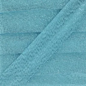 Biais lamé Soir de fête - bleu