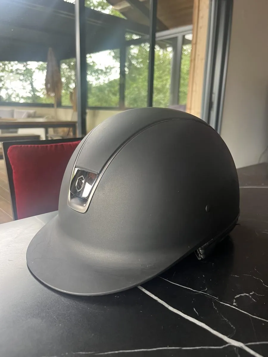 Bombe Samshield Shadowmat petite visière coque M noir mat