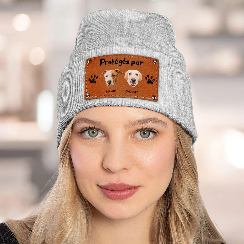 Bonnet Personnalisé - Protégé Par Chien Photo
