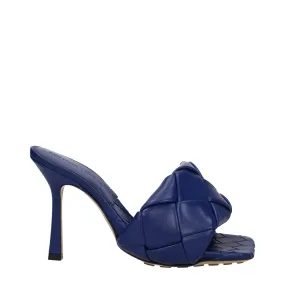 Bottega Veneta Sandals Femmes Cuir bleu / croisière