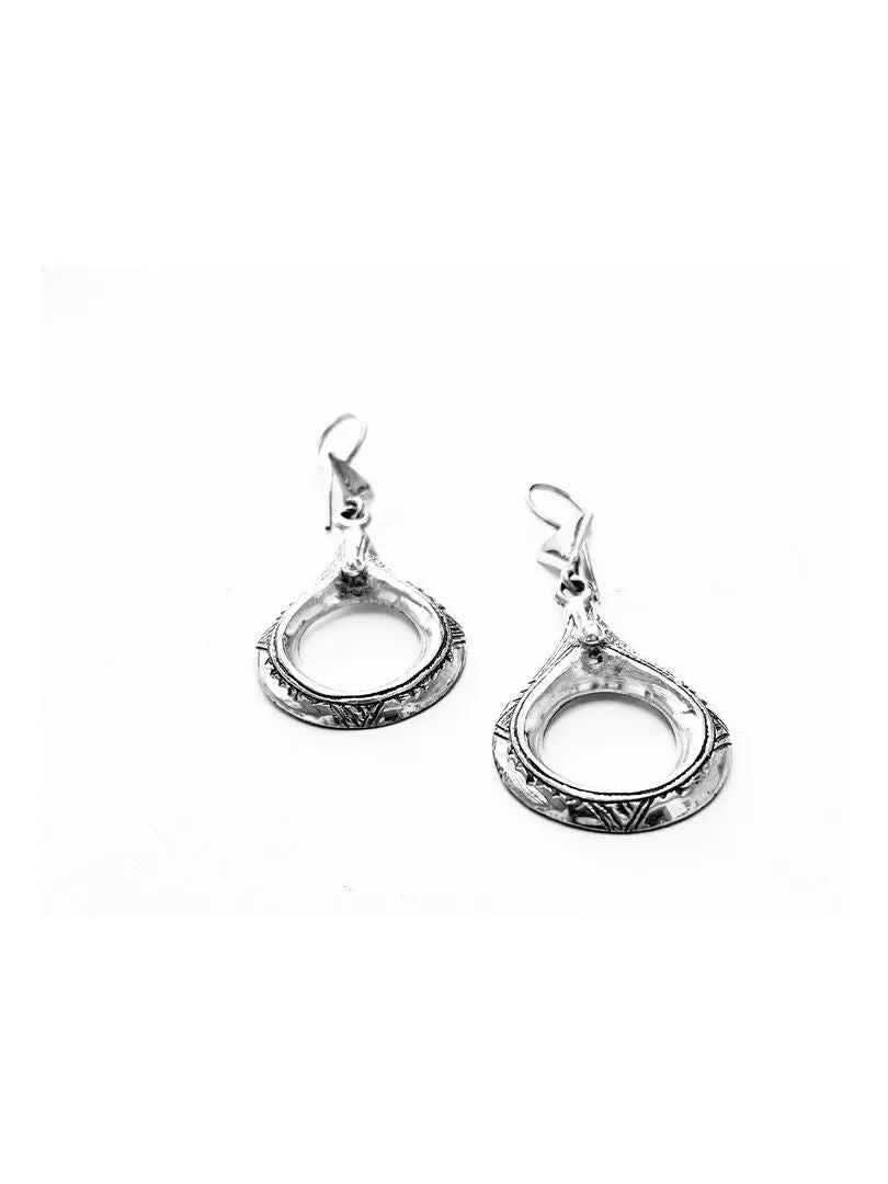 Boucles d'oreille touareg argent, Bijoucolor - Argent