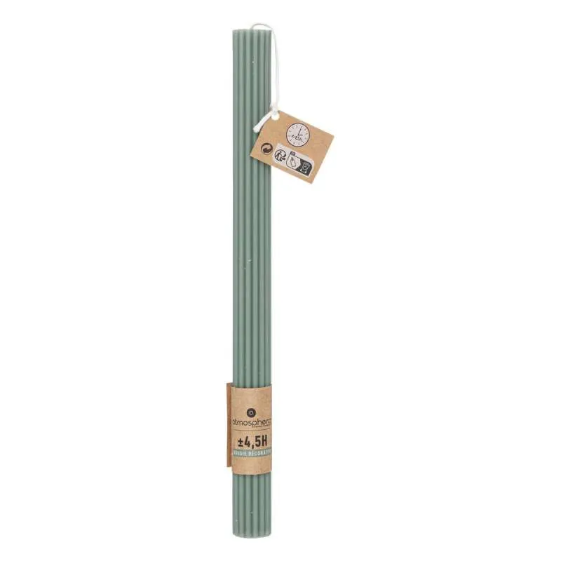 Bougie bâton Demi en 71g vert céladon