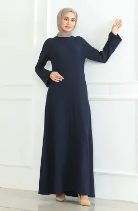 Bürümcük Robe De Sport Uni En Tissu 1003-03 Bleu Marine 1003-03