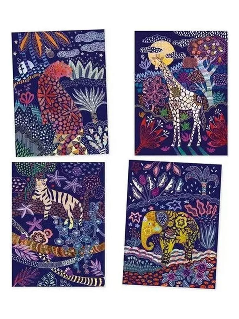 Cartes A Gratter Nature Luxuriante - N/A