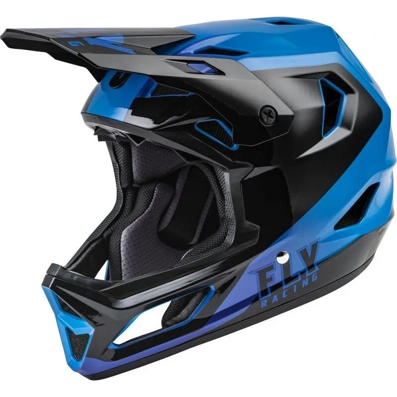 Casque FLY RACING Rayce Bleu/Noir Enfant S - piecemotoquad
