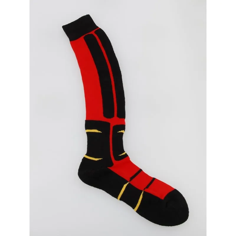 Chaussettes de ski en laine back side écru - Perrin | wimod