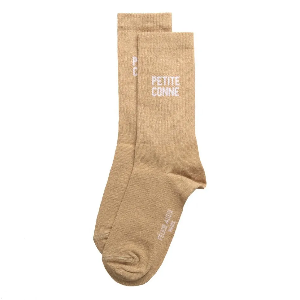 Chaussettes Petite Conne Sable