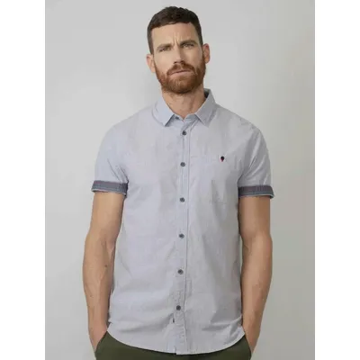 Chemise à manches courtes n°401 - Parot blue - Petrol Industries