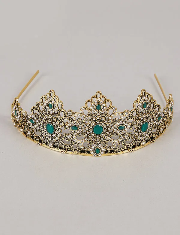 Couronne de Mariée en Cristal pour Femmes