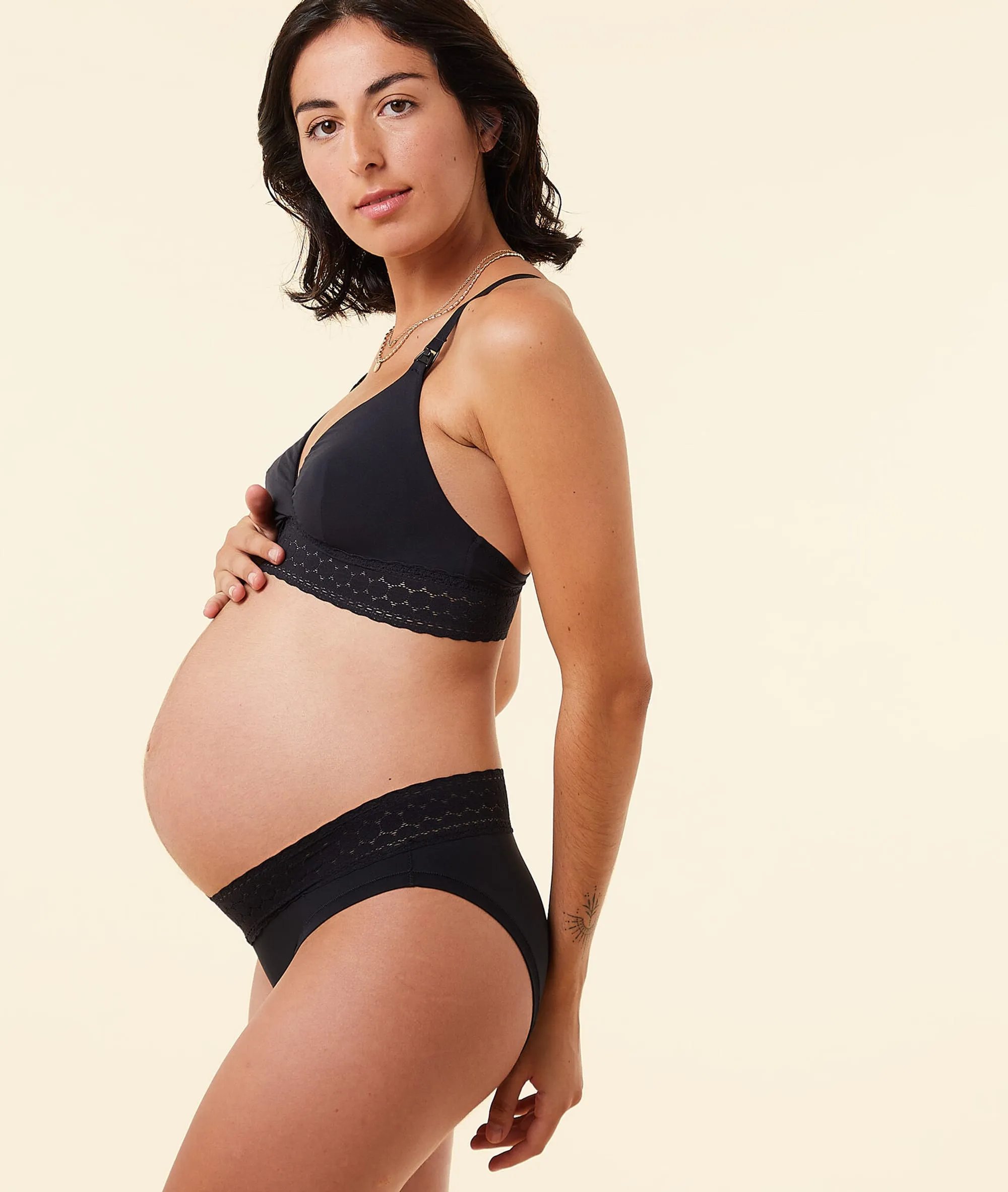 Culotte en microfibre extensible
