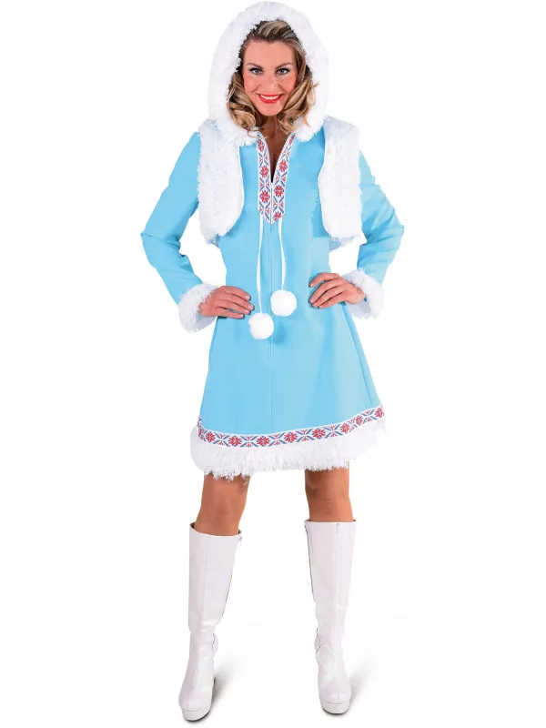 Déguisement Esquimau femme bleu du XS au XXL