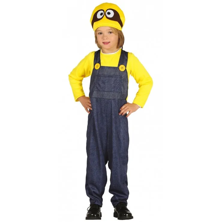 Déguisement petit assistant jaune enfant