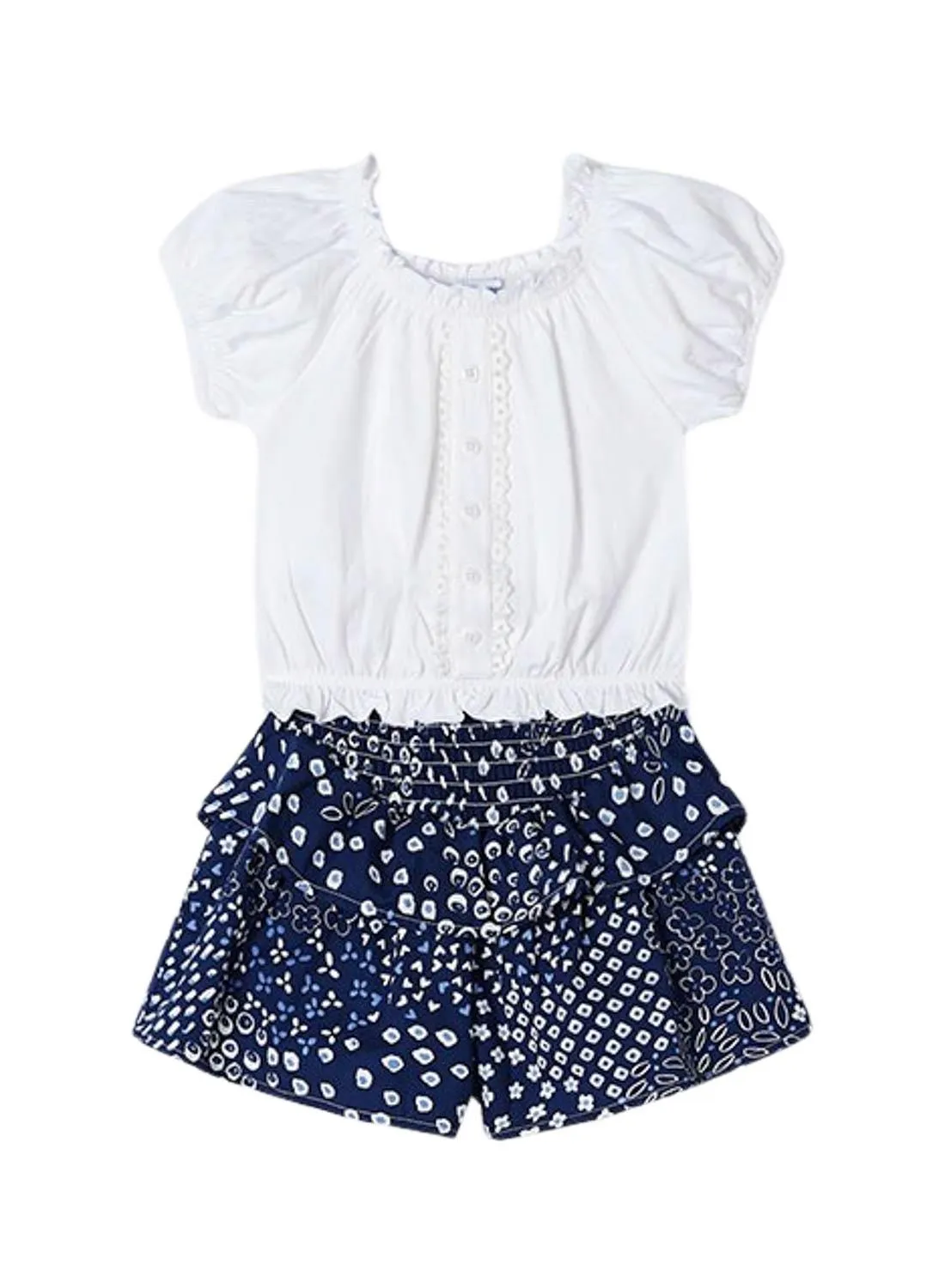 Ensemble Mayoral 2 pièces Short à volants pour fille