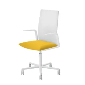 Fauteuil de bureau     KINESIT avec accoudoirs Jaune 457           ARPER
