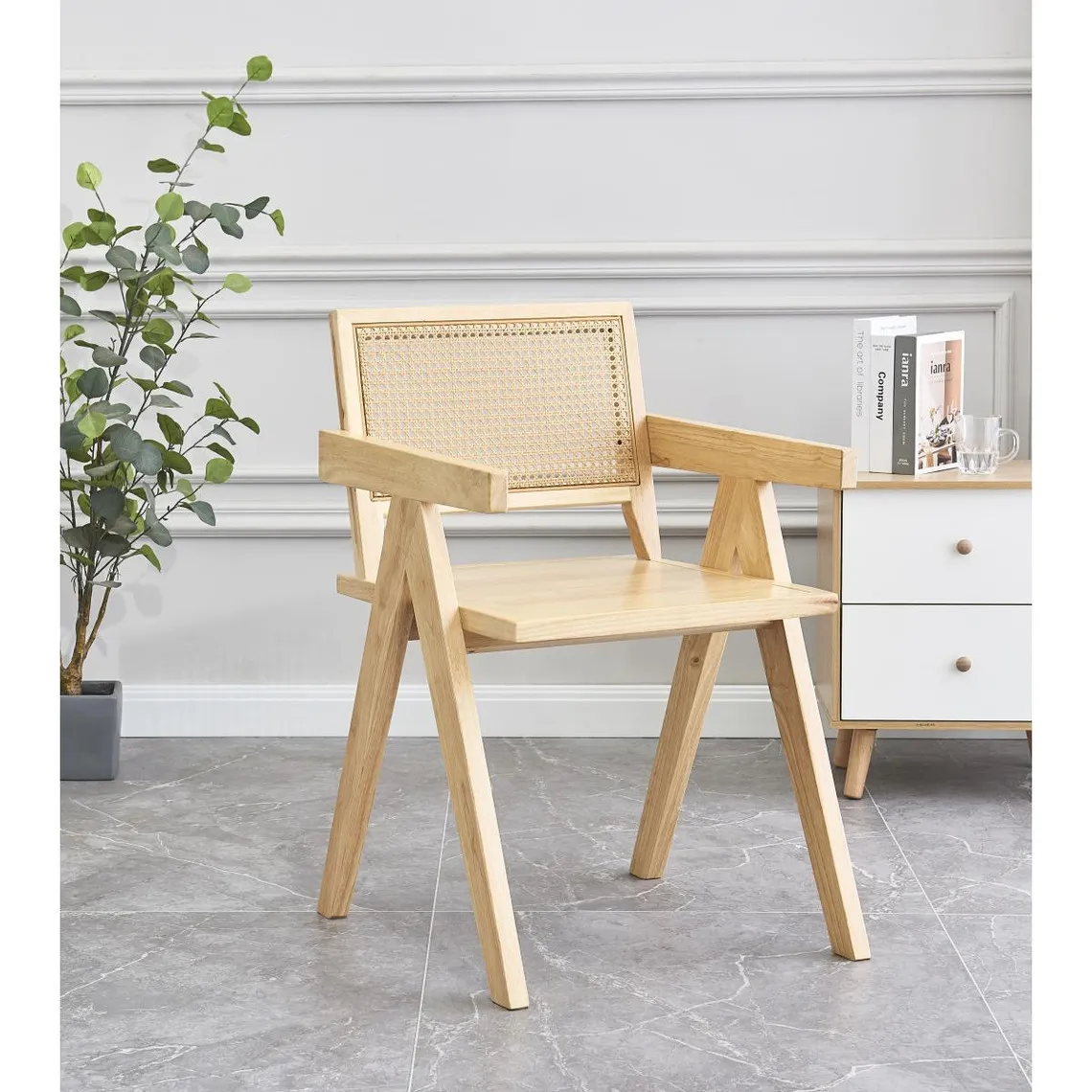 Fauteuil de salon en bois Marron  | 3 Suisses