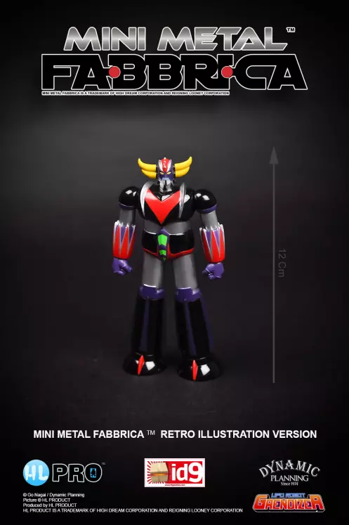 Figurine Métal Goldorak - Version Retro (12 cm)