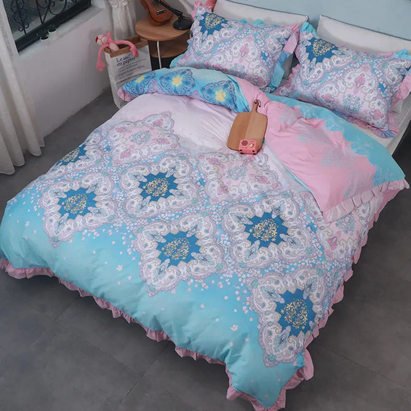 Housse De Couette Pur Coton Vintage