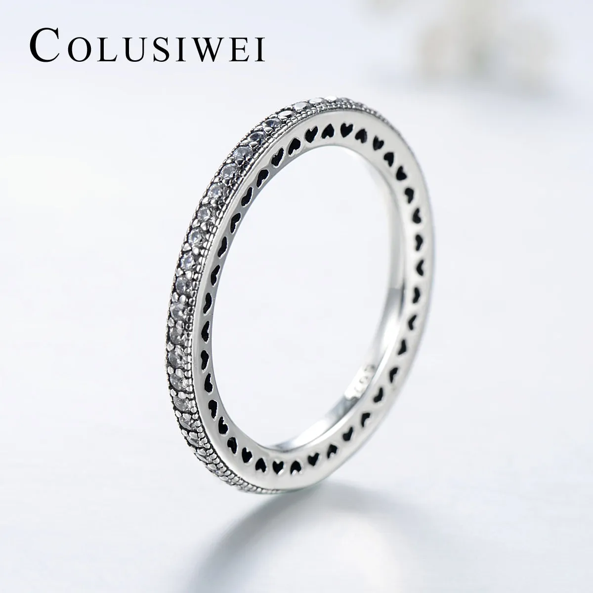 Importé - Bague Argent  Incrusté de Pierres Précieuses
