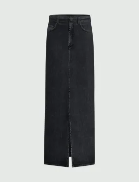 Jupe longue en denim