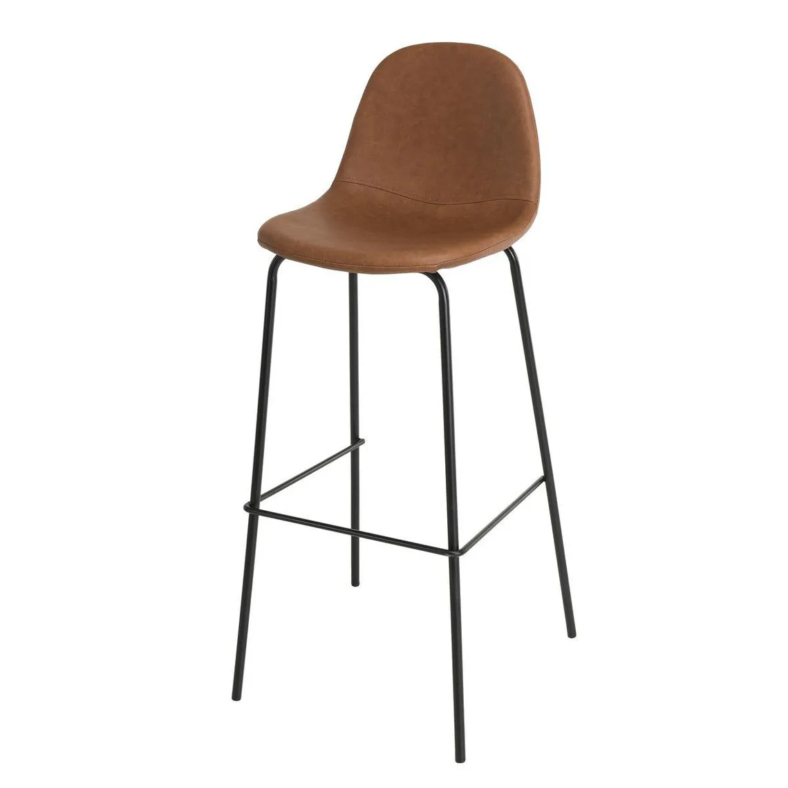 Lot De 2 Tabourets De Bar TOM John Marron Hauteur D'Assise 80Cm | 3 Suisses