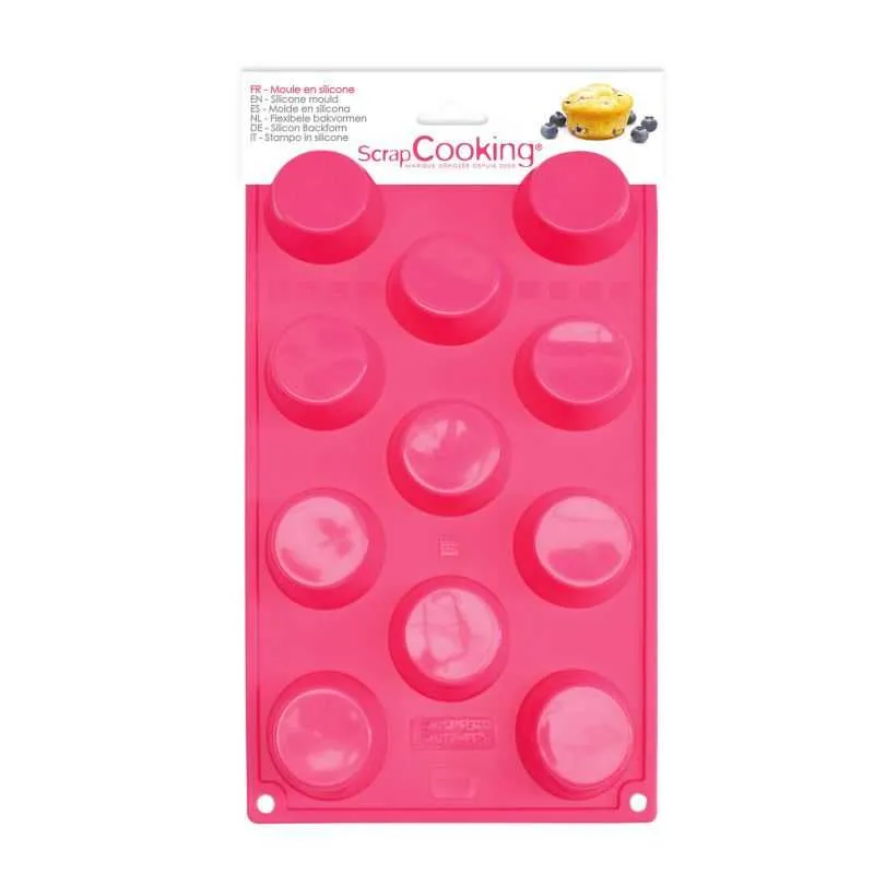 Moule 11 mini muffins en silicone - SCRAPCOOKING