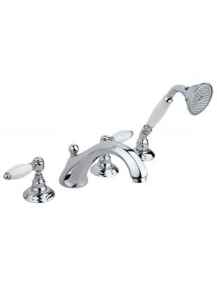 Nicolazzi Monterosa Robinet pour baignoire 4 Trous 1804 CR 31 