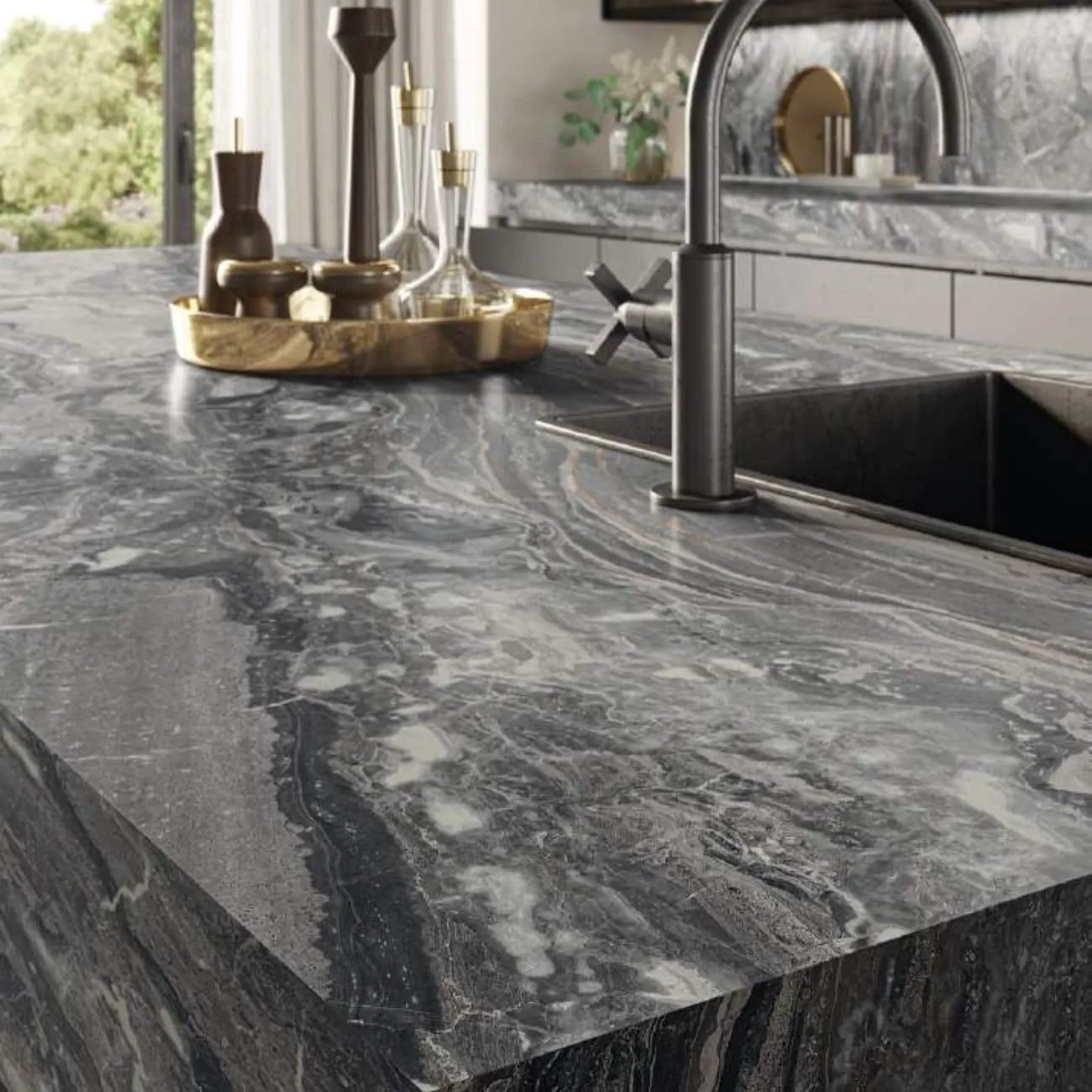 Panaria Ceramica Perpetual Breccia Warm Soft 120x120 cm PG8PE10 | Carrelage imitation marbre 