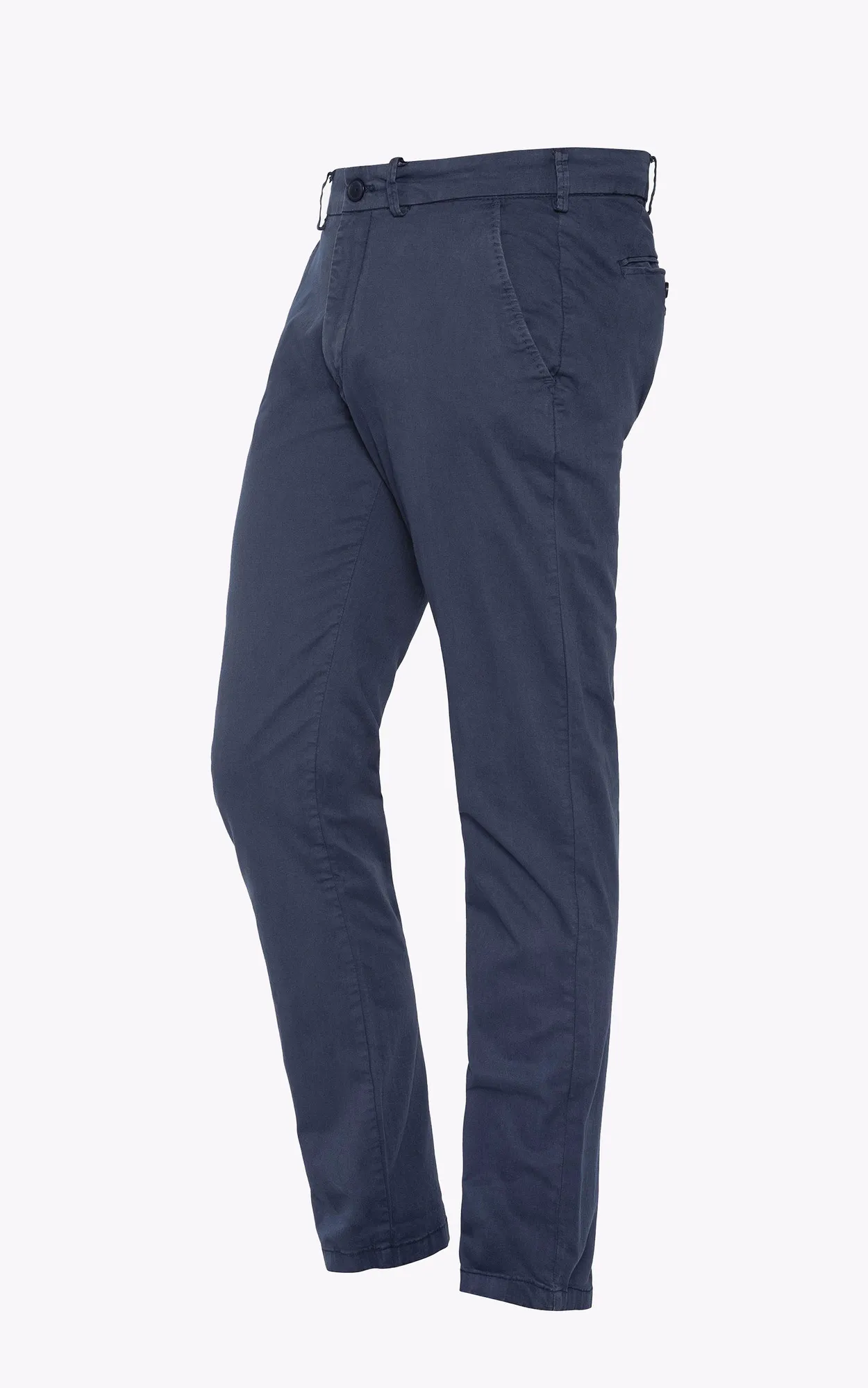 Pantalon chino TRJO70 bleu marine Schott - La Canadienne - Pantalons / shorts Textile Bleu