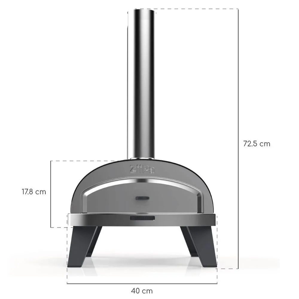 Piana • pellet pizza oven • slate