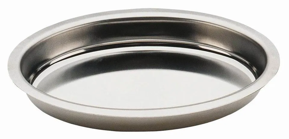 Plat à gratin ovale diam 24 cm - inox 18/10 