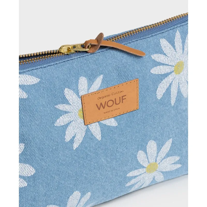 Pochette en denim - Drew - WOUF - Perlin Paon Paon