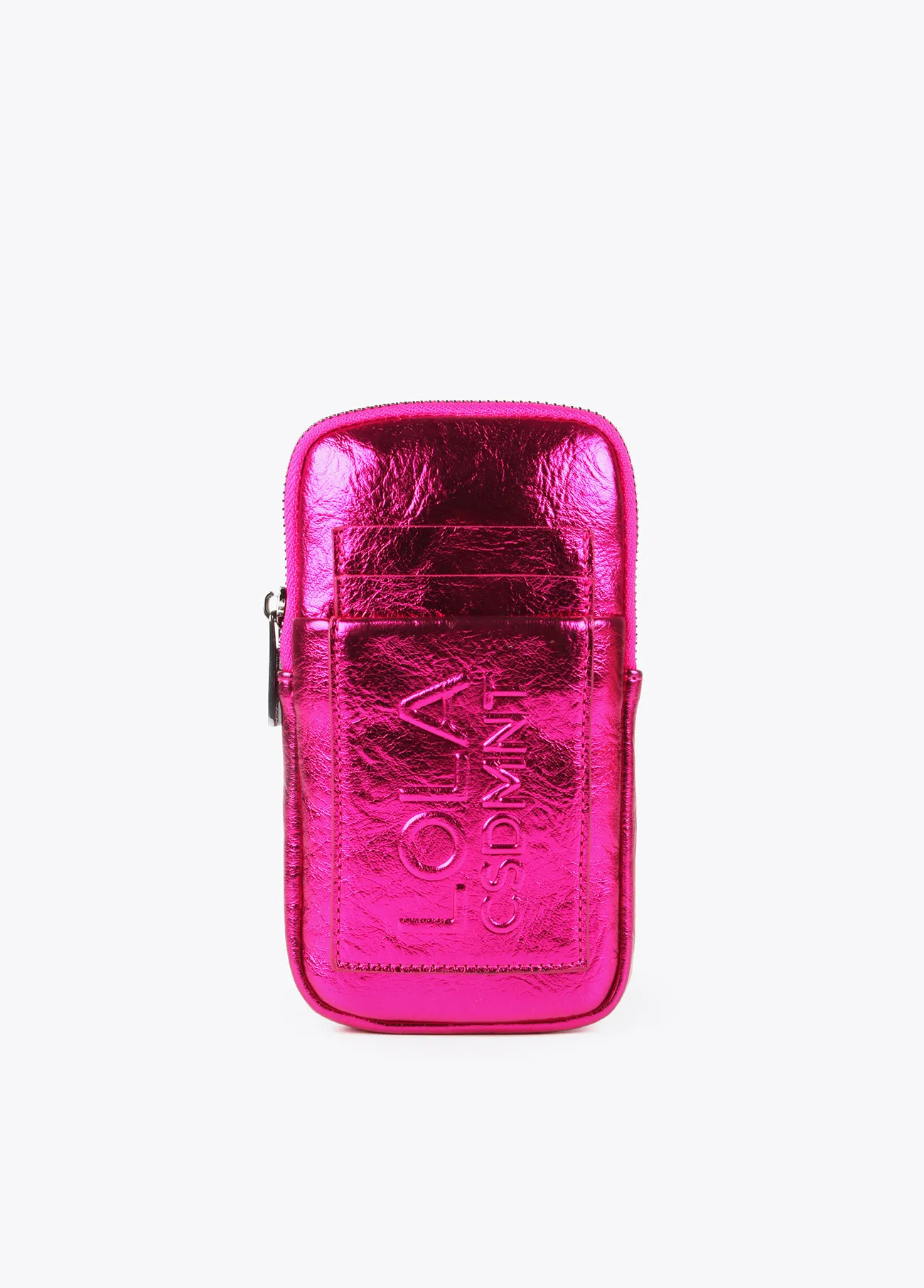 Pochette pour téléphone métallisée