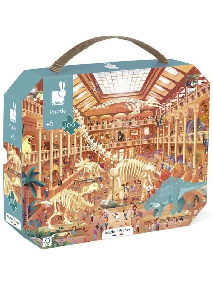 Puzzle Musee Histoire Naturelle 100 Pieces - N/A