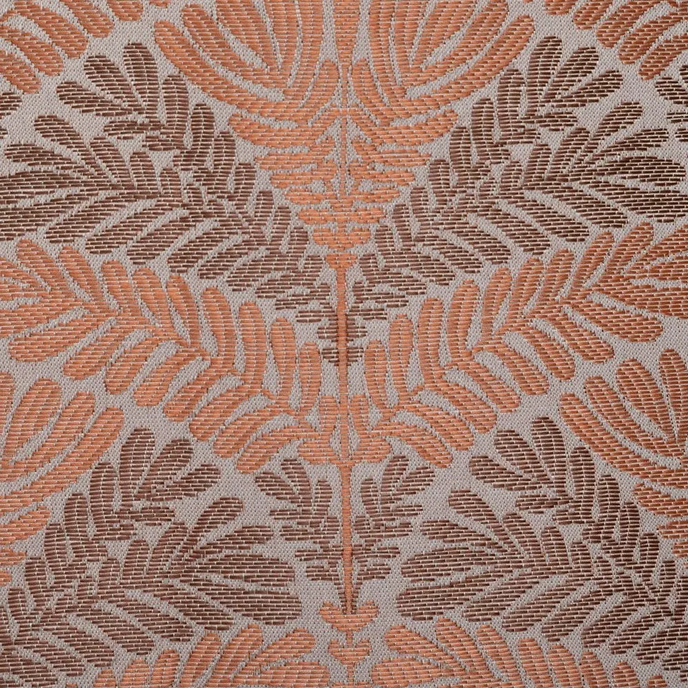 Rideau "mizani" jacquard terracotta 135x260cm