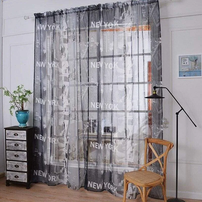 Rideau Vintage  Motif New York