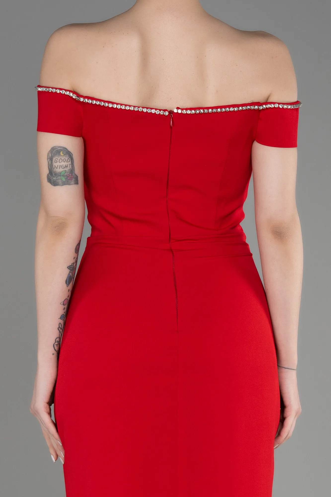 Robe de Soirée Longue Bleu Marine ABU3781