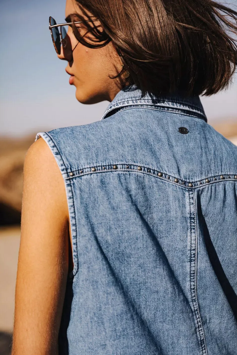 Robe denim courte Femme, Manzana light Karina Denim Freeman T.Porter