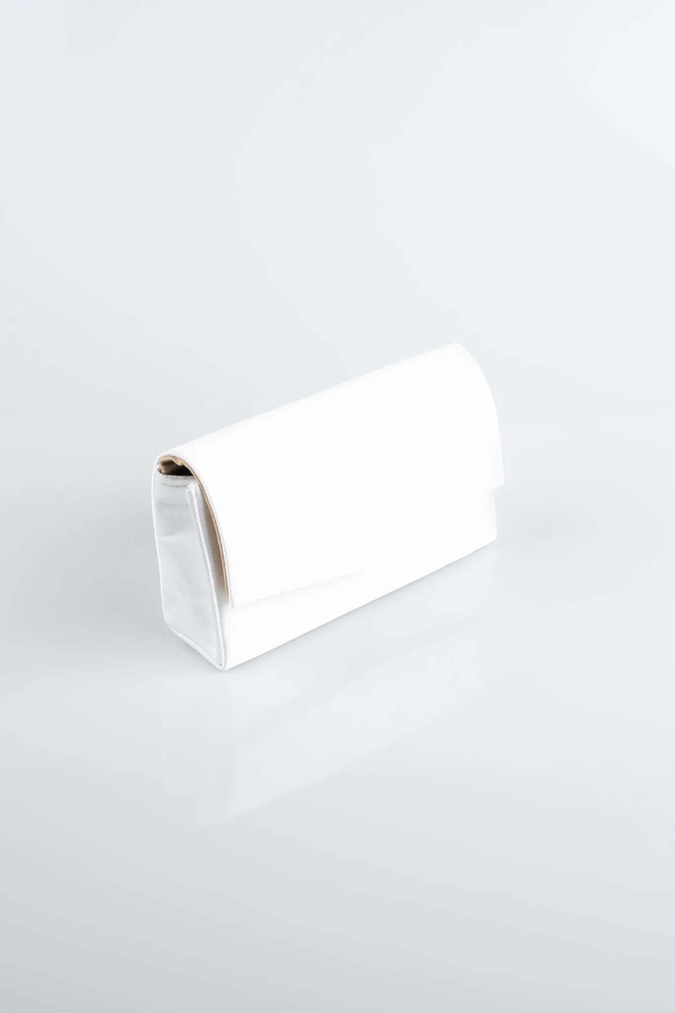Sac De Soirée Luxe Satin Blanc SH806