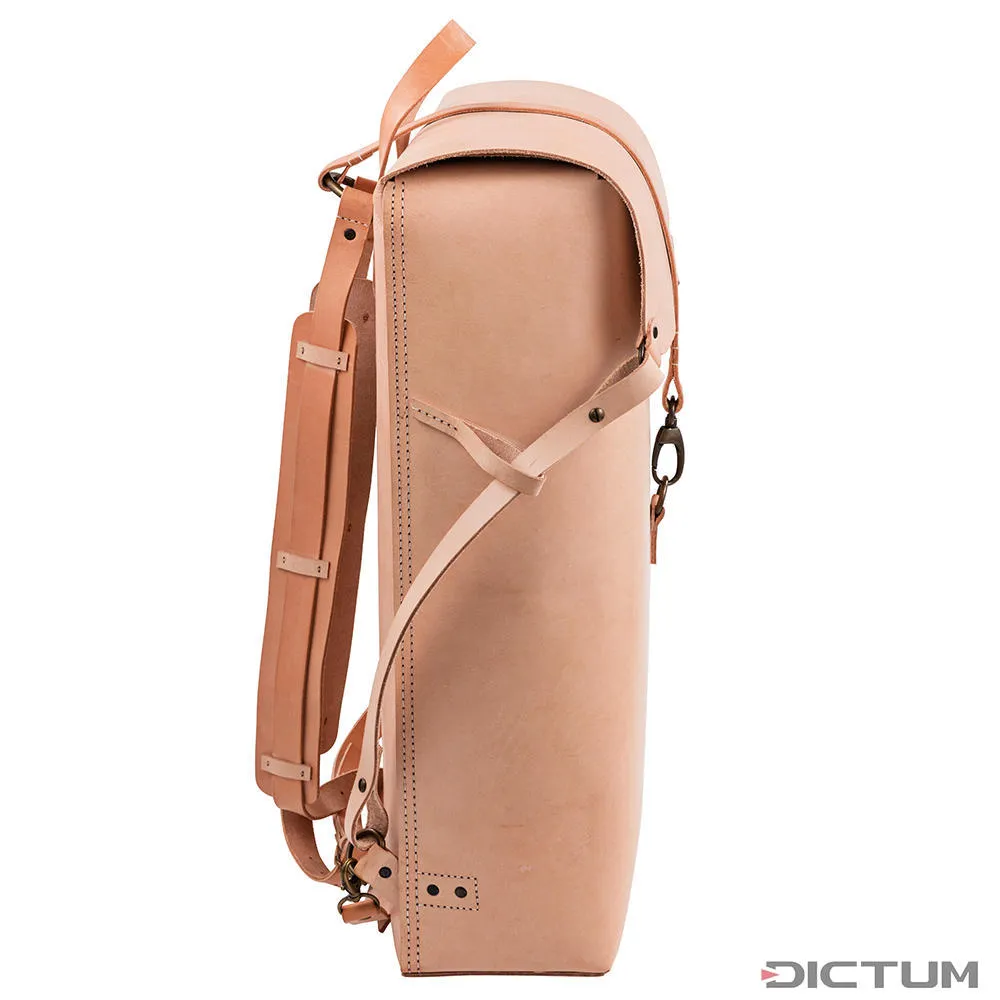 Sac à dos en cuir de buffle d’eau DIN A3+