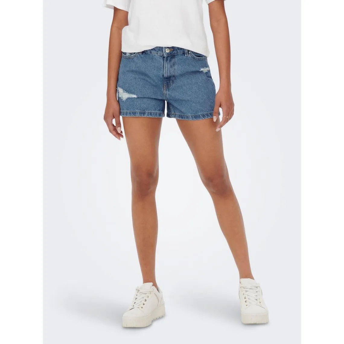 Short en denim Au-dessus du genou bleu Isla | 3 Suisses