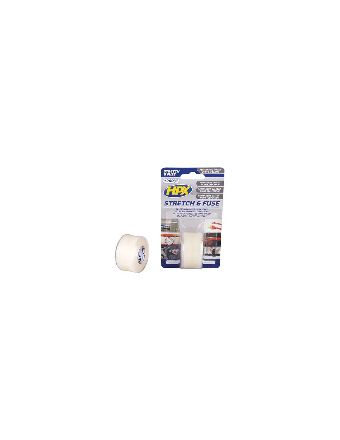 stretch & fuse self fusion tape - transparent 25mm x 3m - - VELLHPXSI2503PEREL 