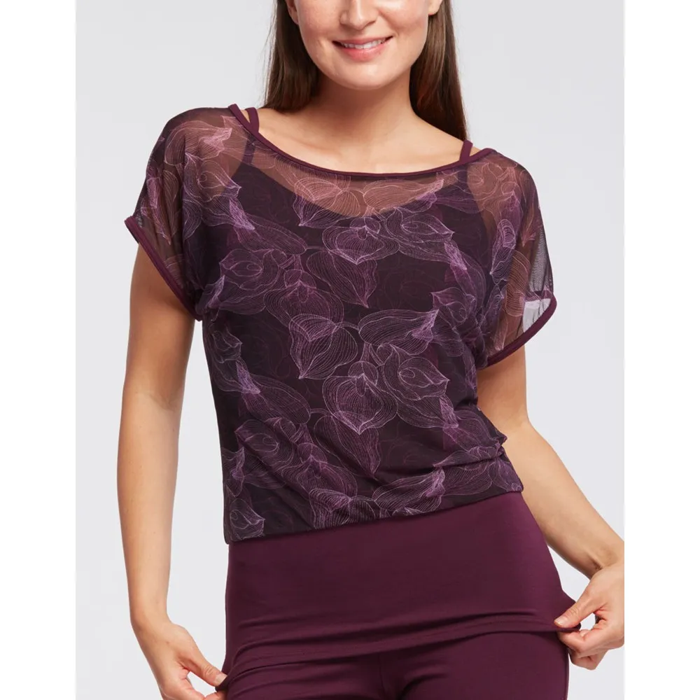 T-Shirt Tulle Avec Brassière - DOUNIA Temps Danse - FAME La Maison De La Danse
