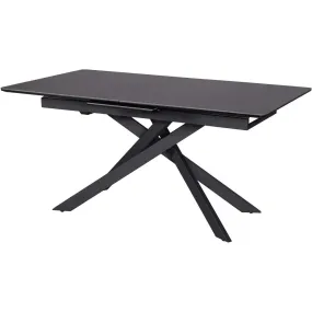 Table de repas plateau céramique Palerma Marron  | 3 Suisses
