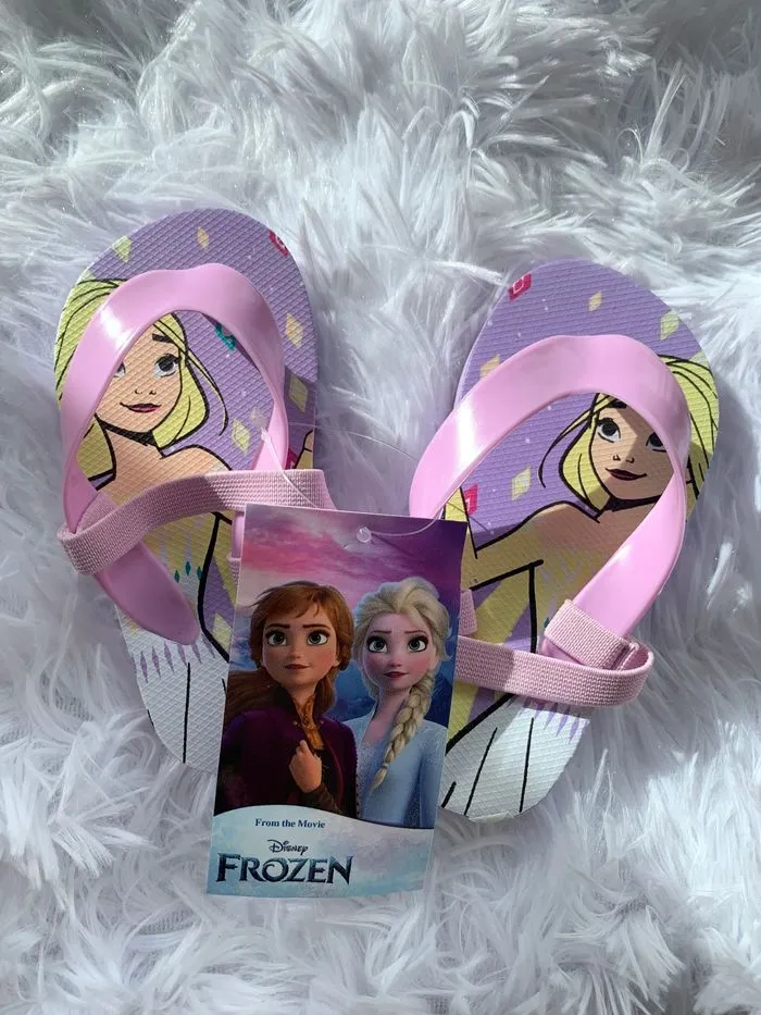 Tongs la reine des neiges taille 19/20 -Neuf - Disney | Beebs
