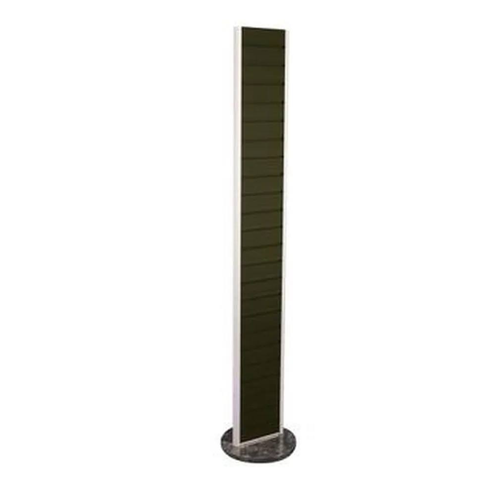 Tour à panneau lamellé flexislot slim gris marbre sans élément rotatif